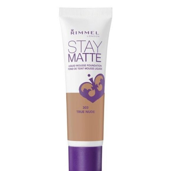 Rimmel London 303 True Nude Stay Matte Full Coverage Mattifying Foundation NEW - Picture 1 of 5